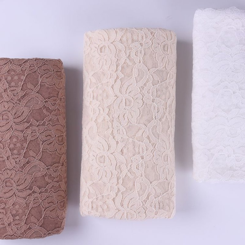 Lace Fabric Cutwork Evening Nylon for Bridal Wholesale Supplier 4
